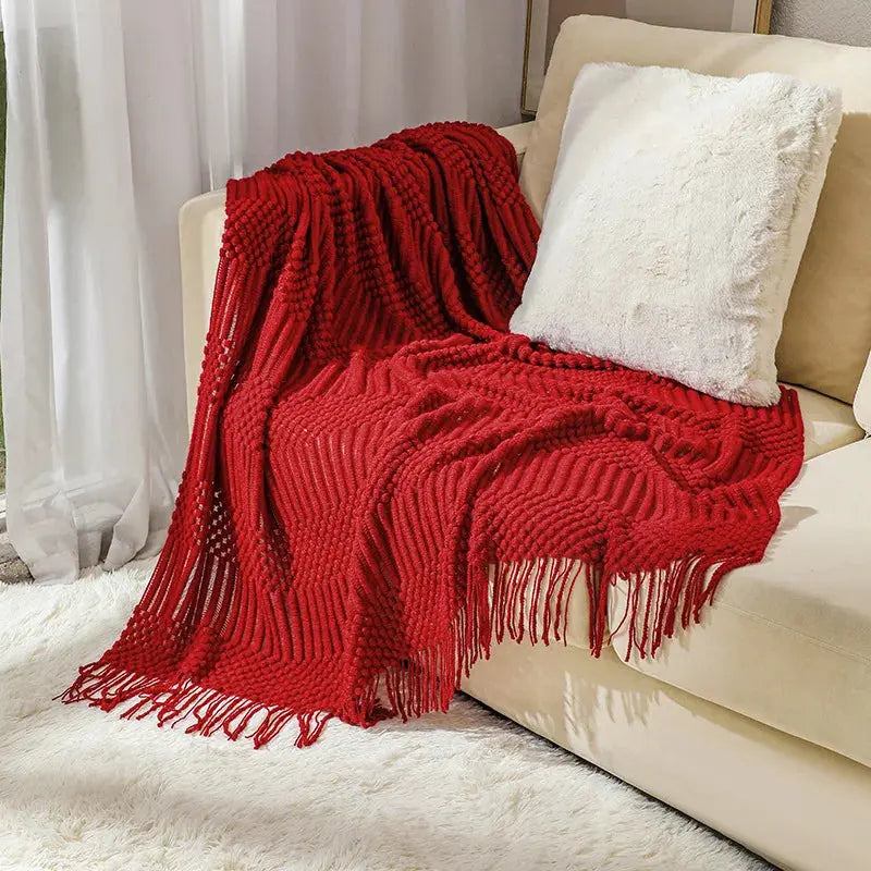 Inya Chunky Knit Blanket My Store