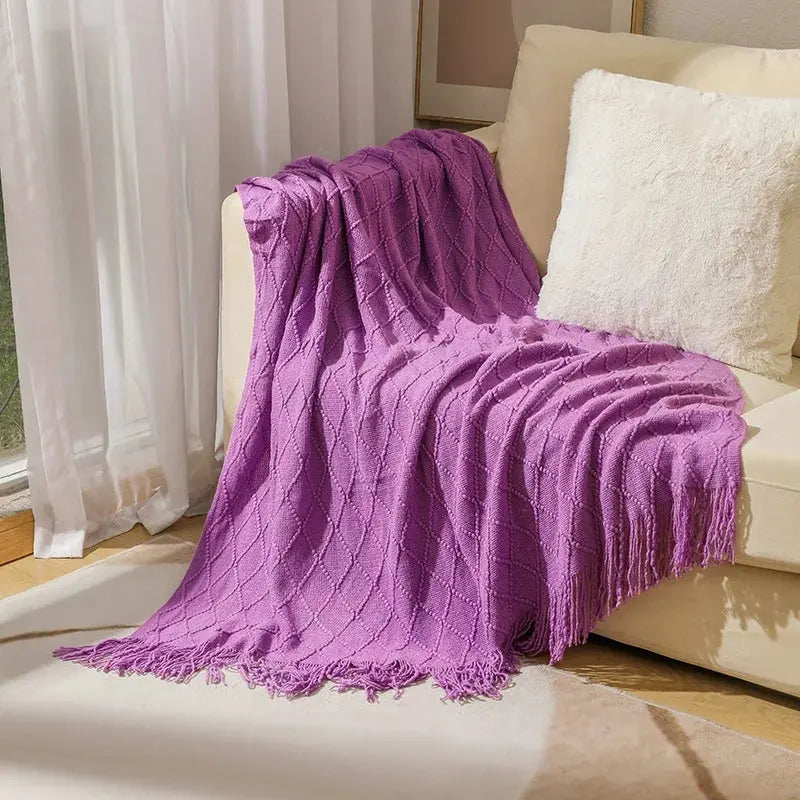 Inya Chunky Knit Blanket My Store
