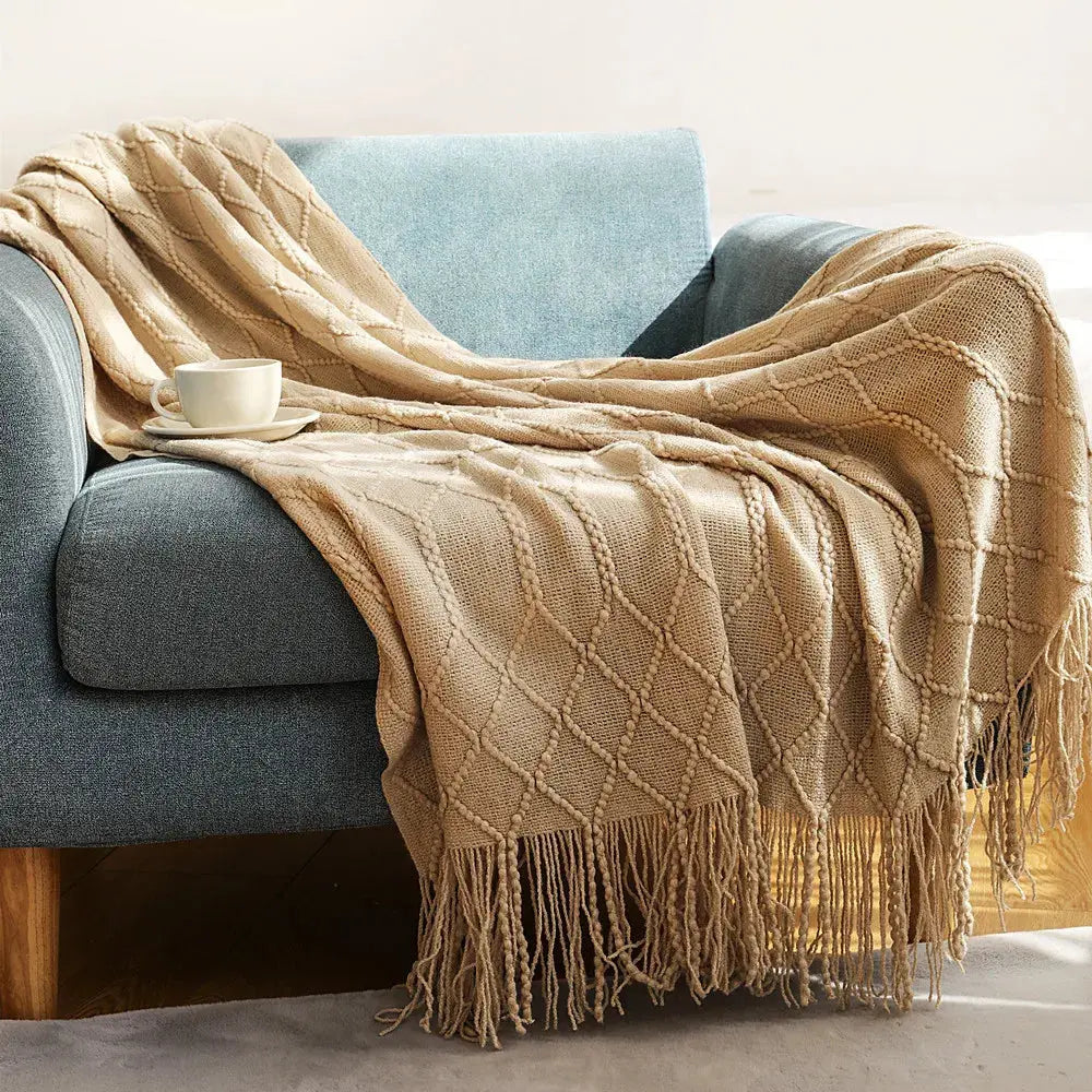 Inya Chunky Knit Blanket My Store
