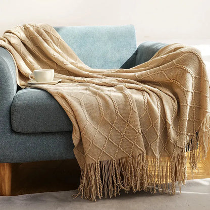 Inya Chunky Knit Blanket My Store