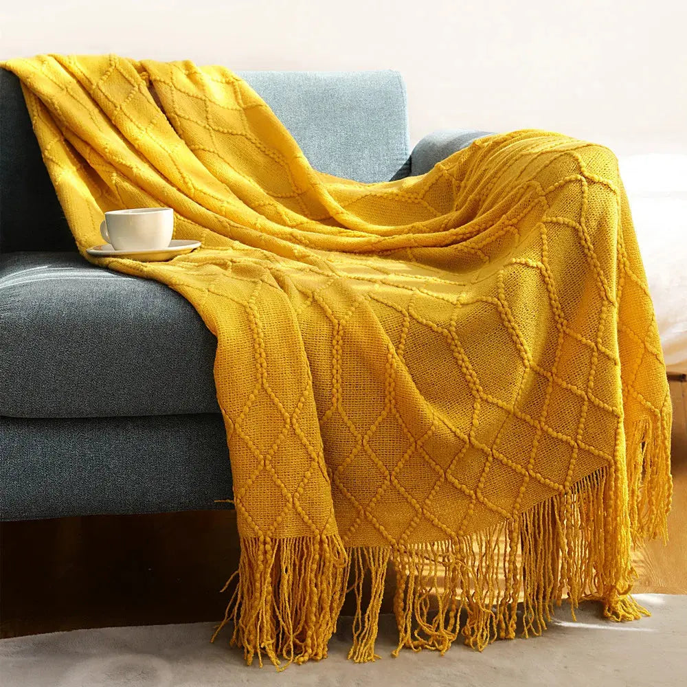 Inya Chunky Knit Blanket My Store