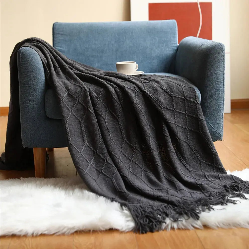 Inya Chunky Knit Blanket My Store