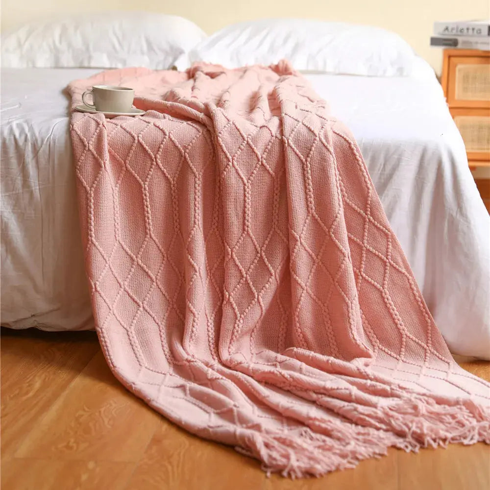 Inya Chunky Knit Blanket My Store