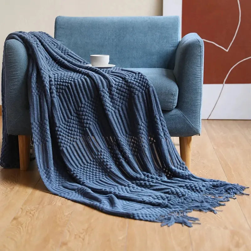 Inya Chunky Knit Blanket My Store