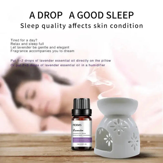 Lavender Essential Oil For Stress Relief, Sleep, and Relaxation  Dream Tech Sleep