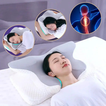 Memory Foam Cervical Pillow for Neck Pain Relief  Dream Tech Sleep
