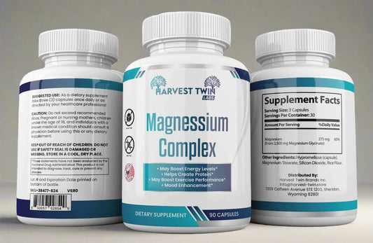 Magnesium Complex Supplement for Stress, Sleep, and Muscle Support  Dream Tech Sleep