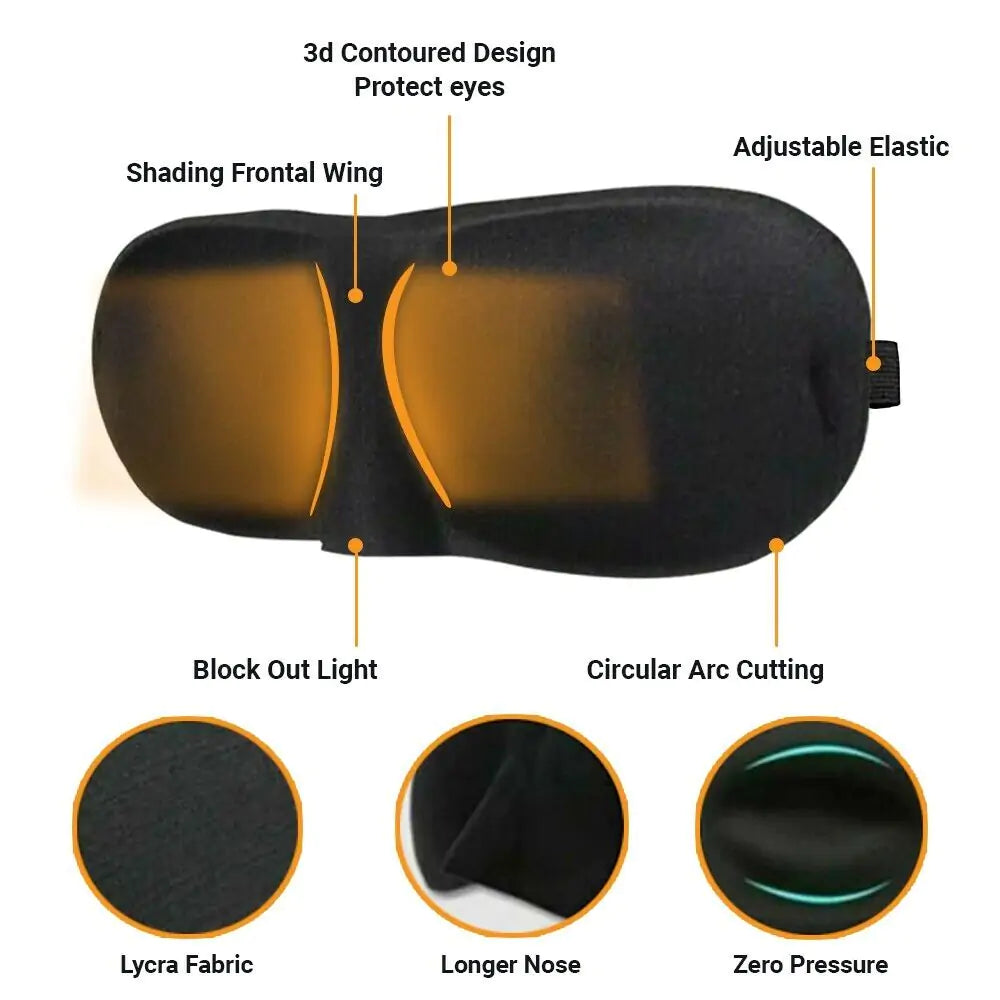 2 Pack 3D Eye Mask for Travel  Dream Tech Sleep