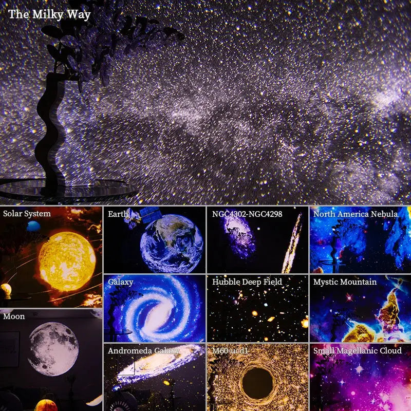 Night Light Galaxy Projector Starry Sky Lamp  Dream Tech Sleep