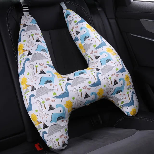 Adorable Kids Animal Travel Pillow for Comfy Journeys  Dream Tech Sleep