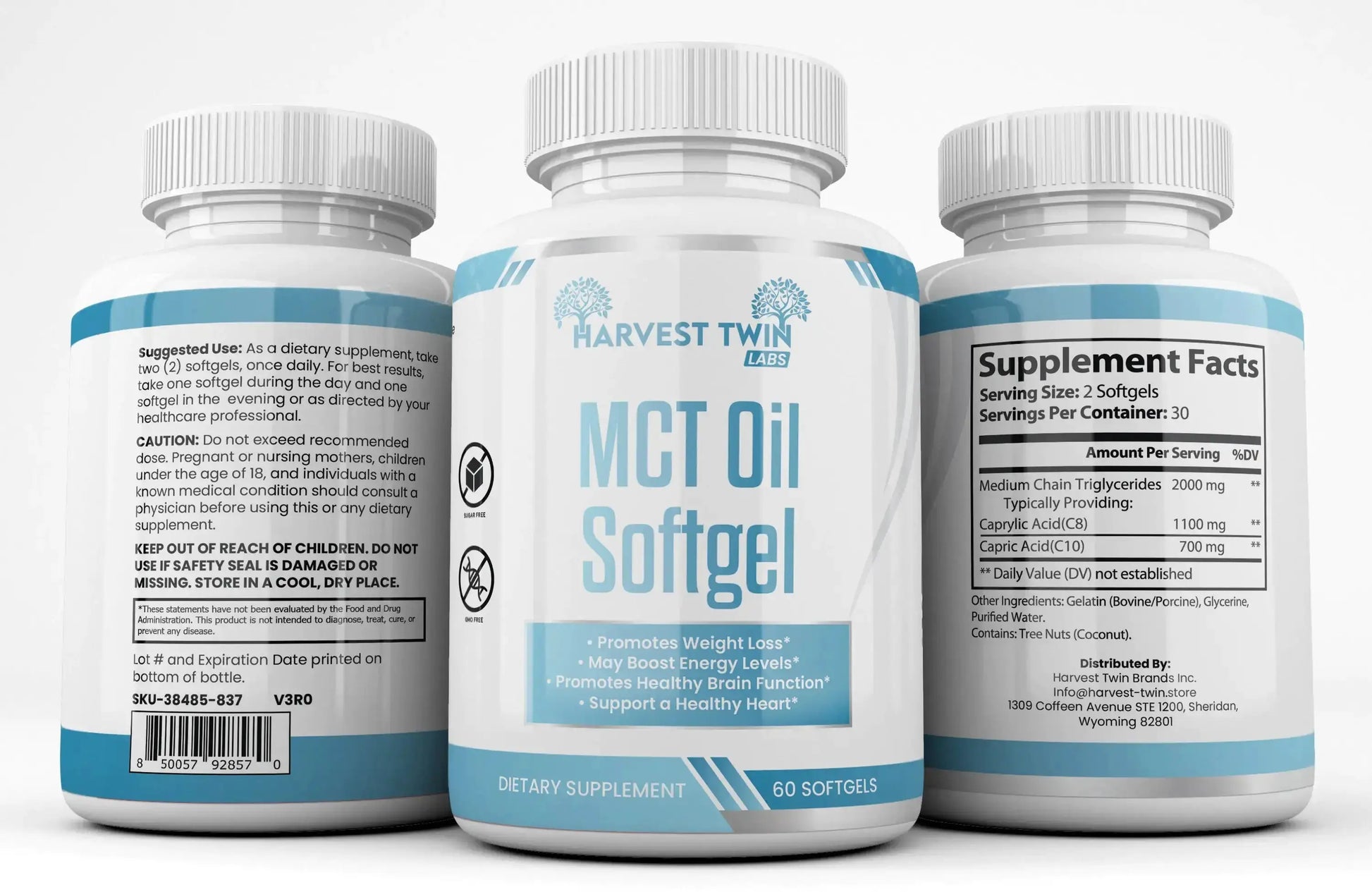 Premium MCT Oil Softgel Capsules  Dream Tech Sleep