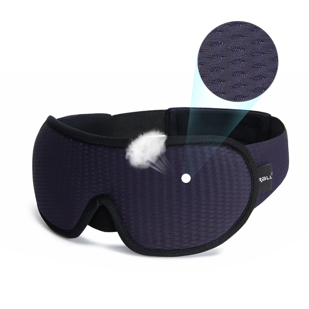 3D Sleeping Mask Block Out Light Soft Padded Sleep Mask For Eyes Slaapmasker Eye Shade Blindfold Sleeping Aid Face Mask Eyepatch  My Store