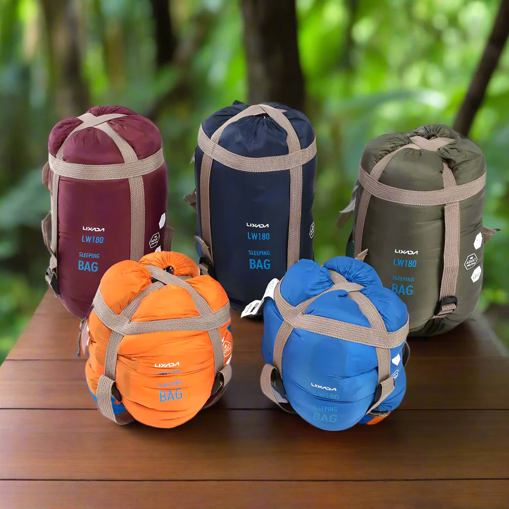 LIXADA 190*75cm Envelope Sleeping Bag Adult Camping Outdoor Mini Walking beach Sleeping Bags Ultralight Travel Bag Spring Autumn  Dream Tech Sleep