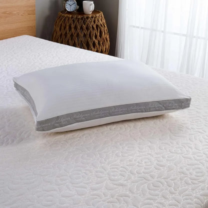 Side Sleeper Pillow 36"x20" King for Side Sleepers and Those Who Want A More Firm Full Pillow REMOVABLE DAMASK COVER  Dream Tech Sleep