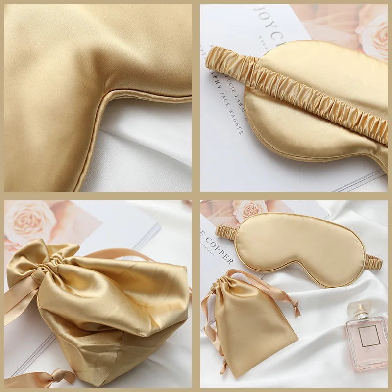 Silk Cotton Padded Eye Mask | Full Cover Light Block  Dream Tech Sleep