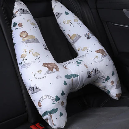 Adorable Kids Animal Travel Pillow for Comfy Journeys  Dream Tech Sleep