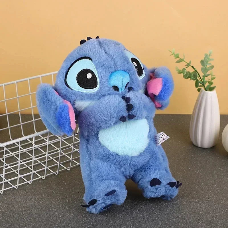 Kawaii Stitch Plush Doll Baby Sleeping Companion Sound Soothing Musical  Kawaii With Air Bag and Light Doll Breathing Toys Gifts  My Store