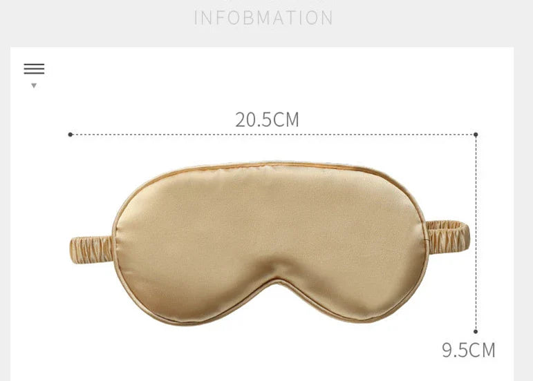 Silk Cotton Padded Eye Mask | Full Cover Light Block  Dream Tech Sleep