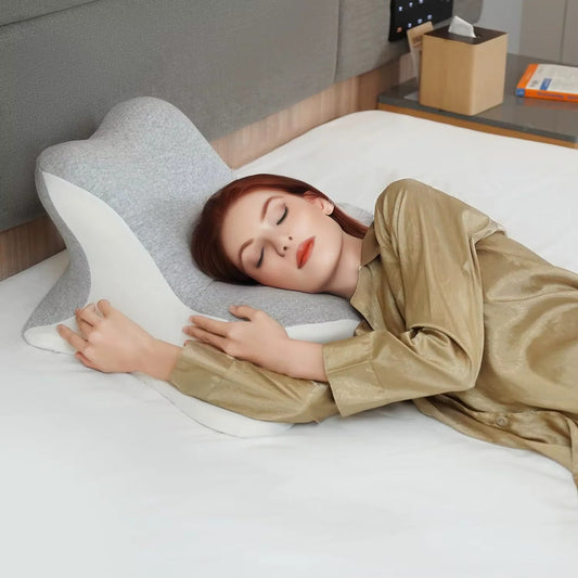 Reading Pillow for Bed, Lying, Leaning and Prone, Ergonomic Memory Foam Bed Wedge Pillow for Chin & Back Support Pillows  My Store