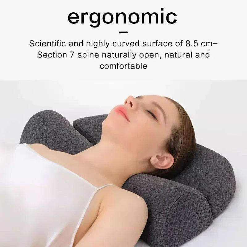 Cervical Pillow, Memory Foam Contour Pillow, Bed Pillows for Side Sleeper Ergonomic Orthopedic Sleeping Pillow  Dream Tech Sleep