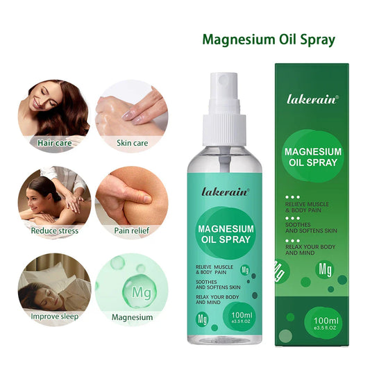 Magnesium Oil Spray | 80ml Mineral Essential Massage Oil  Dream Tech Sleep