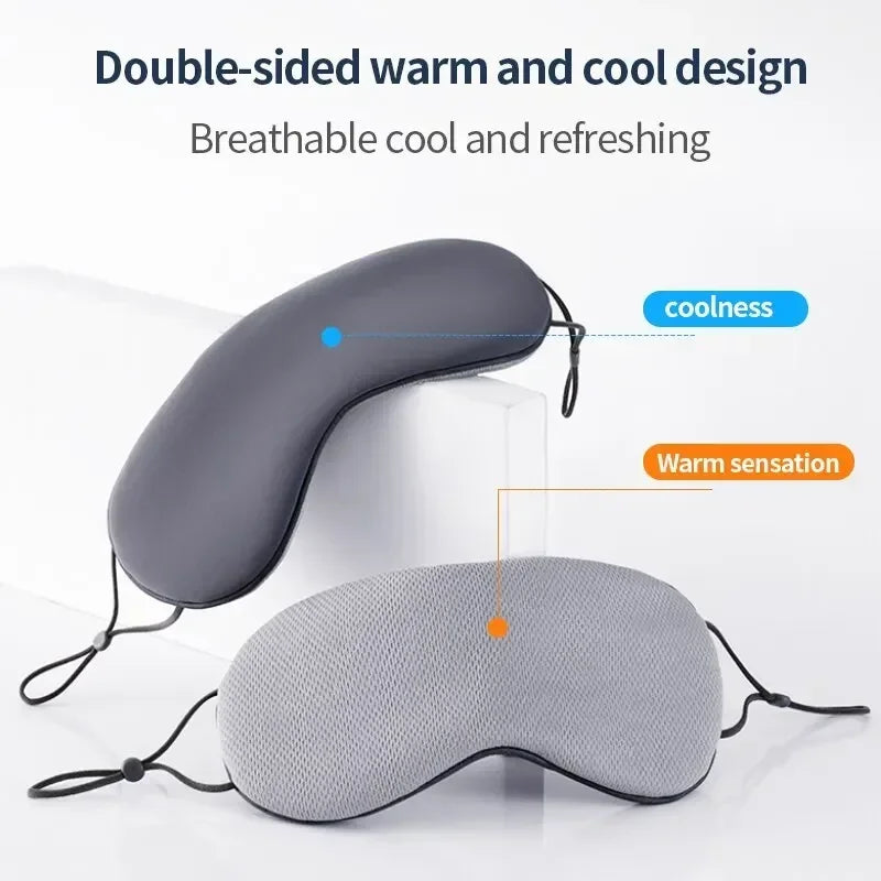 Silk Cotton Padded Eye Mask | Full Cover Light Block, Warm & Cold  Dream Tech Sleep