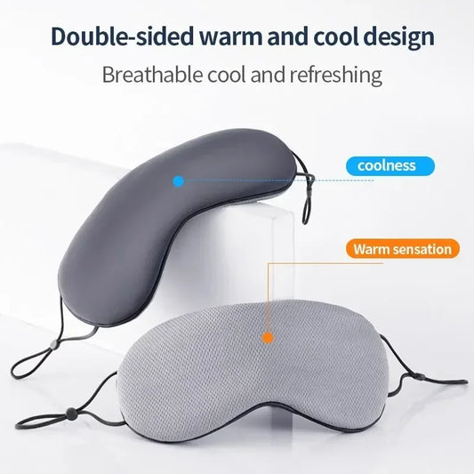 Silk Cotton Padded Eye Mask | Full Cover Light Block, Warm & Cold  Dream Tech Sleep