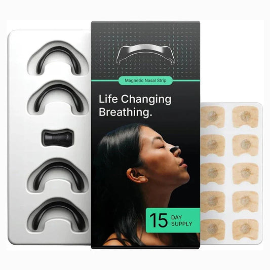 Skin Safe Nasal Strips,Nasal Dilator Intake Breathing Nasal Strip Starter Kit Boost Oxygen Reduce Snoring,Magnetic Nose Strips  Dream Tech Sleep