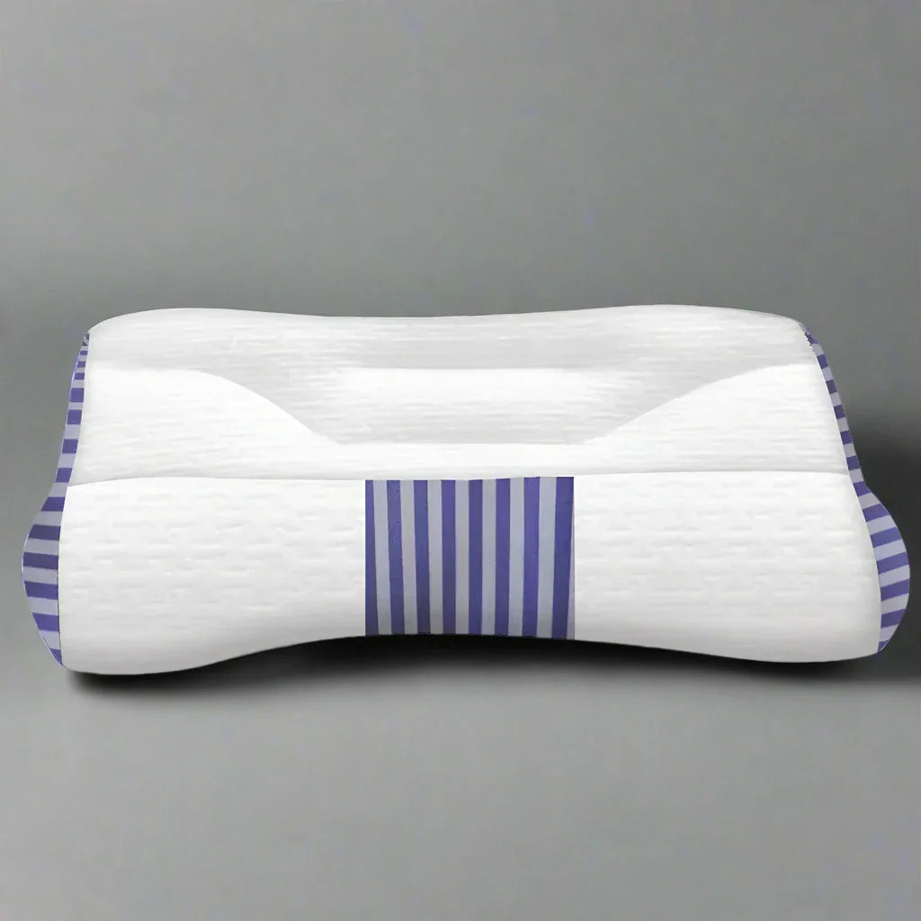 Ergonomic Goose Down Pillow with Memory Foam for Cervical Support  Dream Tech Sleep
