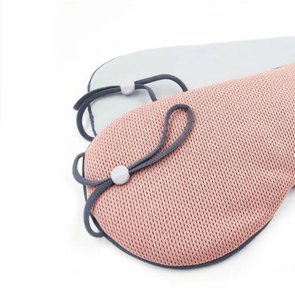Korean Style Ice Silk Dual-Use Travel Eye Mask - Light Blocking  Dream Tech Sleep