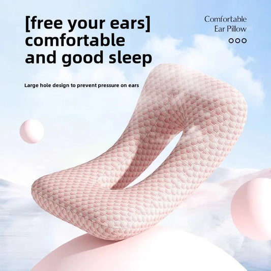 Polyester Cotton Beauty Pillow Anti-Aging Face Care Side Sleep Prevention Ear Pressure Relief Deep Sleep Support Adult Insomnia  Dream Tech Sleep