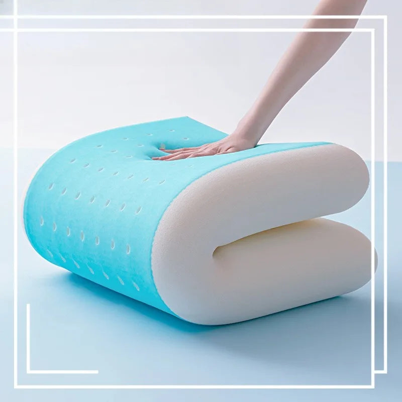 1pcs Gel Memory Foam Pillow with Slow Rebound & Cooling Effect Orthopedic Neck Support Pillow for Sleeping Ergonomic Design  My Store