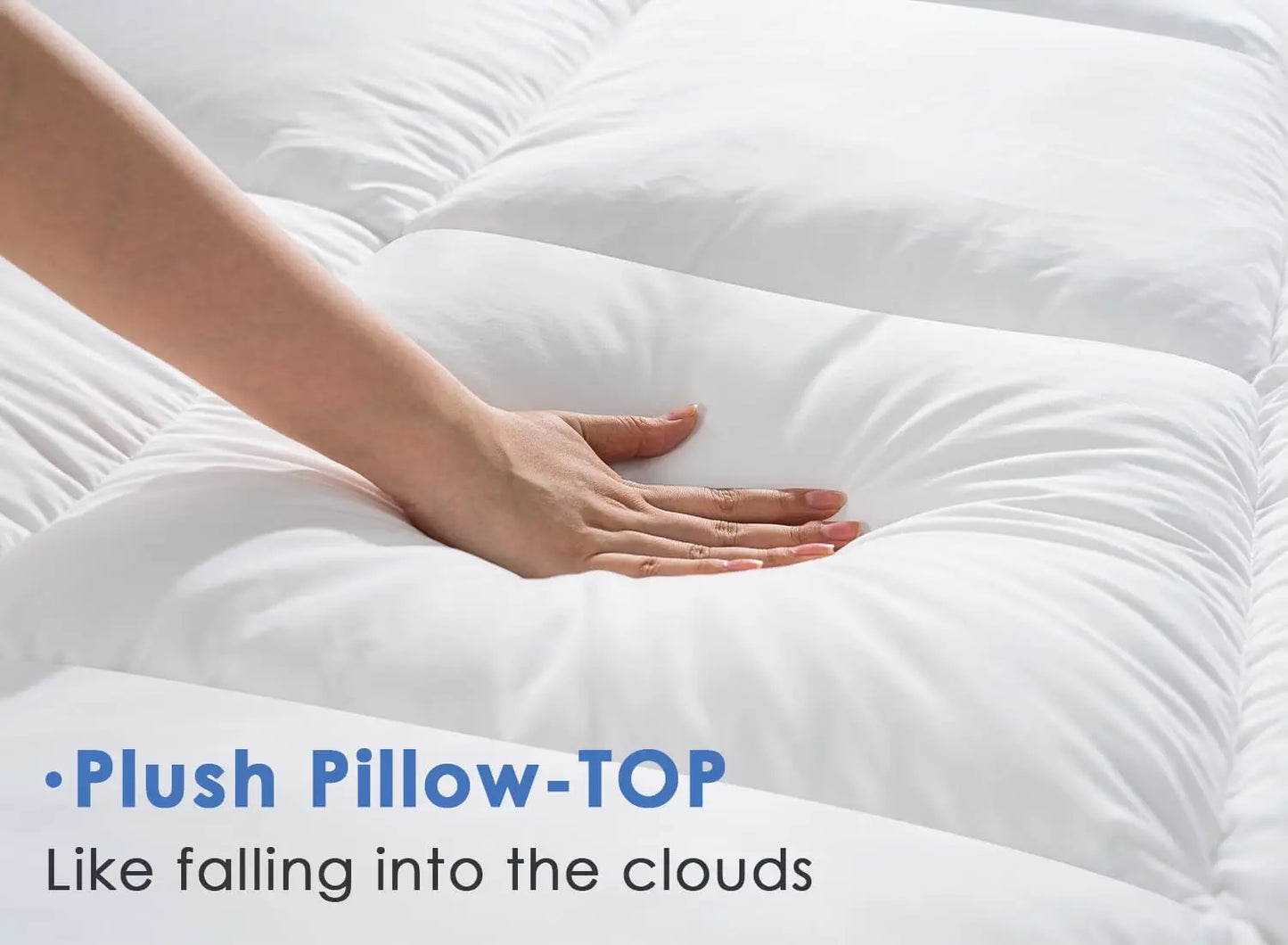 Cooling Pillow Top Mattress Topper