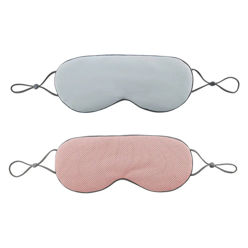 Korean Style Ice Silk Dual-Use Travel Eye Mask - Light Blocking  Dream Tech Sleep
