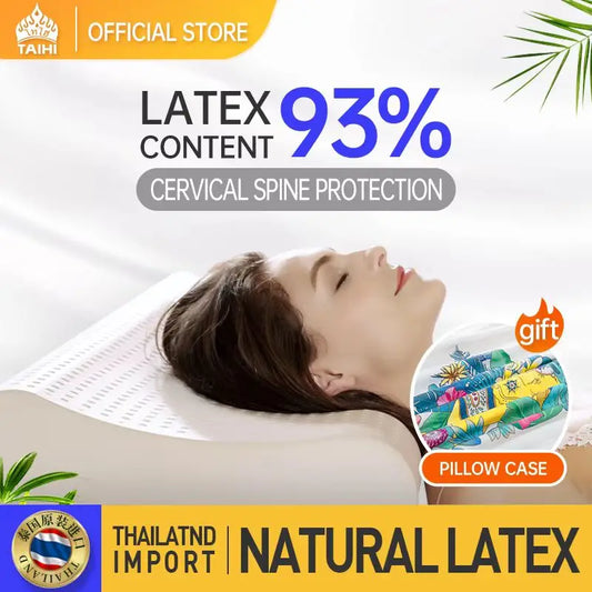 TAIHI Orthopedic Latex Pillow for Neck Pain  Dream Tech Sleep