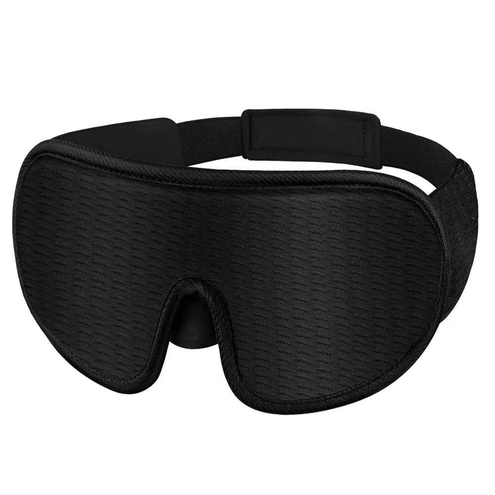 3D Sleep Mask Blindfold Sleeping Aid Eye Mask Soft Memory Foam Face Mask Eyeshade 99% Blockout Light Slaapmasker Eye Cover Patch  My Store