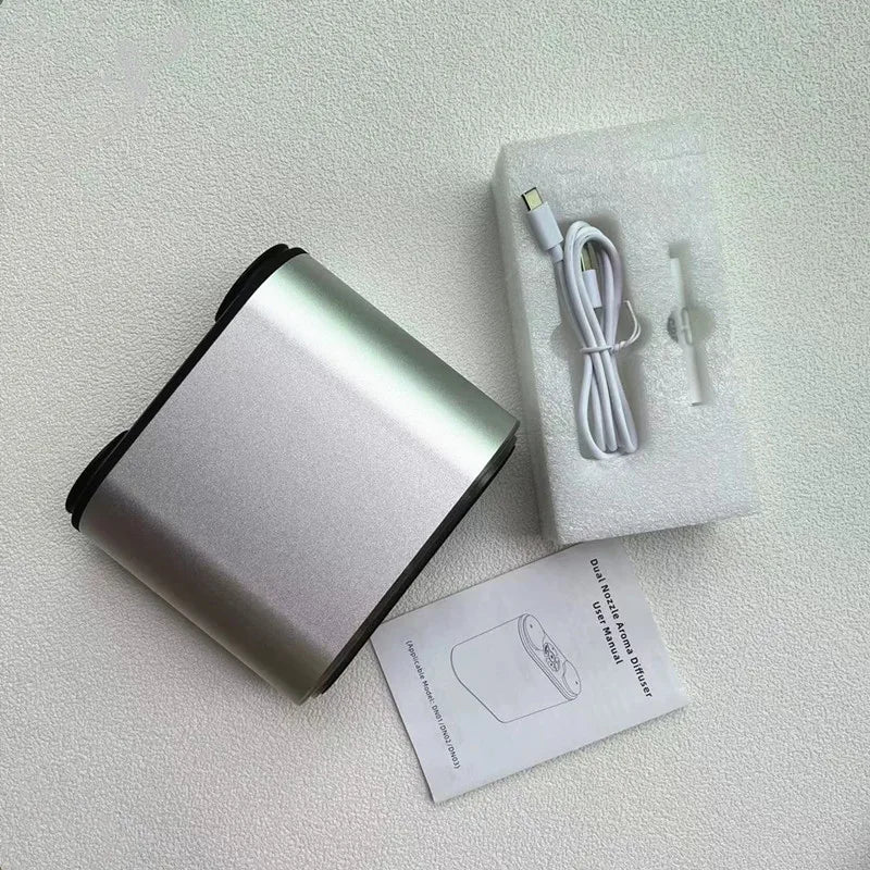 Waterless Aroma Diffuser - USB Aluminum Scent Nebulizer for Essential Oils For Home Hotel  Dream Tech Sleep