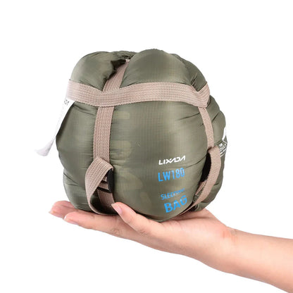 LIXADA 190*75cm Envelope Sleeping Bag Adult Camping Outdoor Mini Walking beach Sleeping Bags Ultralight Travel Bag Spring Autumn  Dream Tech Sleep