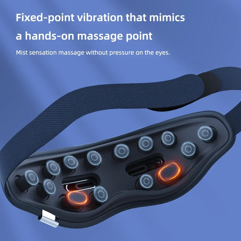 Smart Eye Massager – Rechargeable Heated Eye Massage for Better Sleep

