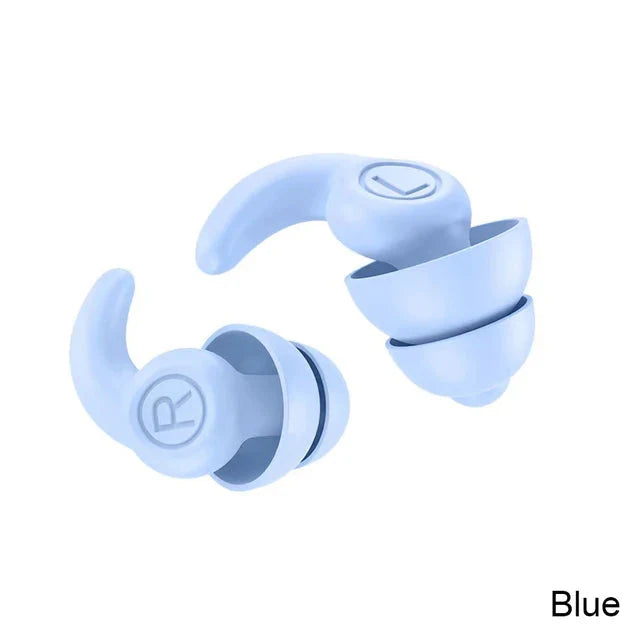 Anti Noise Silicone Earplug Sleep Noise Reduction Ear Plug Canceling Soundproof Ear Plugs Waterproof Swimming Soft Ear Protector  Dream Tech Sleep