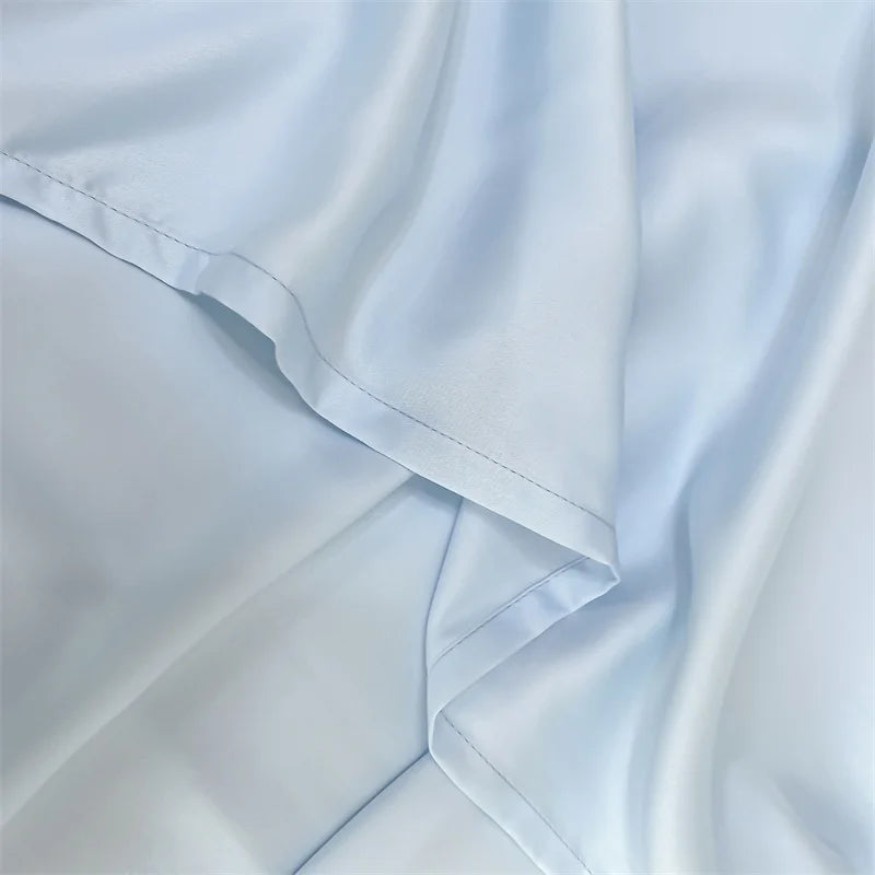 Organic Bamboo Bedding Set | Luxury Cooling Fitted & Flat Sheets, Silky Soft Pillowcase  Dream Tech Sleep