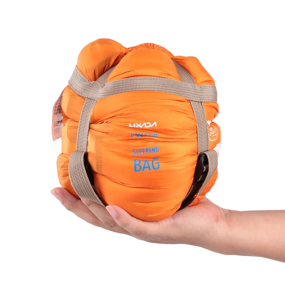 LIXADA 190*75cm Envelope Sleeping Bag Adult Camping Outdoor Mini Walking beach Sleeping Bags Ultralight Travel Bag Spring Autumn  Dream Tech Sleep