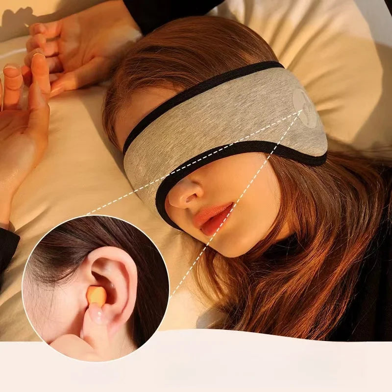 2-in-1 Noise-Reducing Sleep Mask