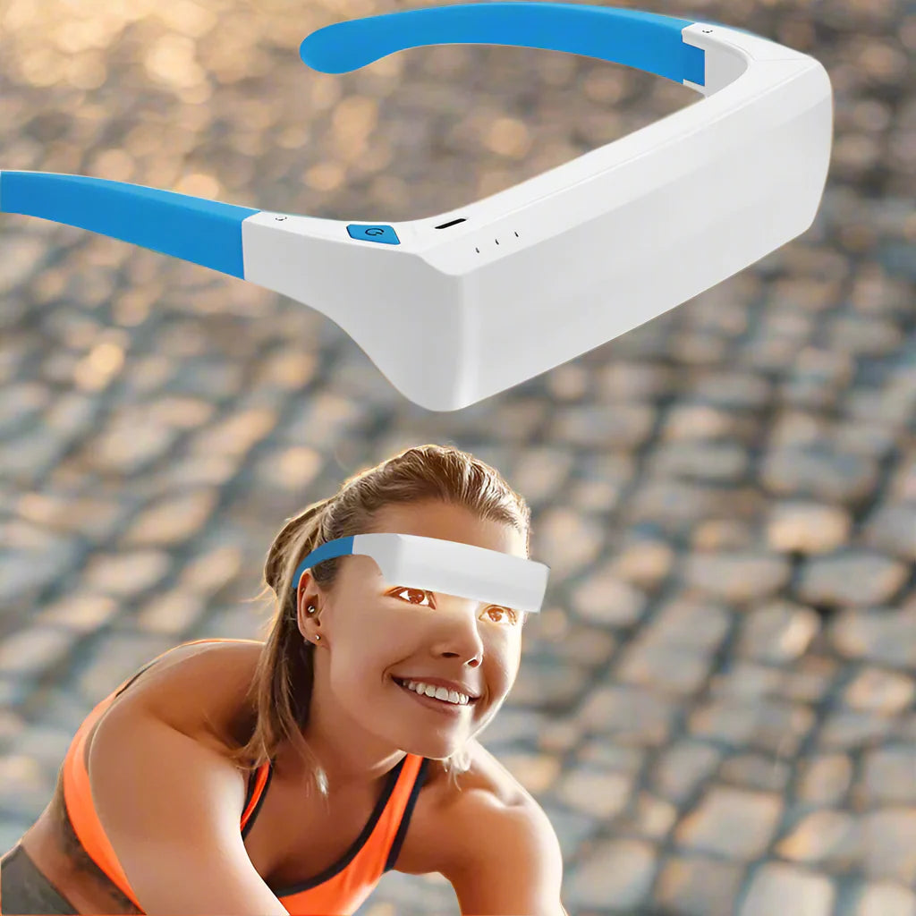 SAD Light Therapy Lamp Depression Mood Therapy Glasses wearable  led light anti motion sickness SAD therapy Phototherapy glasses  Dream Tech Sleep