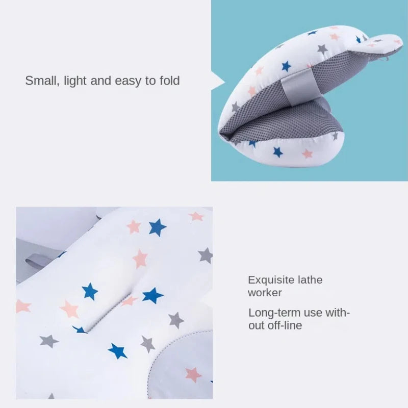 Baby Bath Seat Support Mat Infant Anti-Slip Soft Comfort Body Cushion Foldable Baby Bath Tub Pad Chair Newborn Bathtub Pillow  Dream Tech Sleep