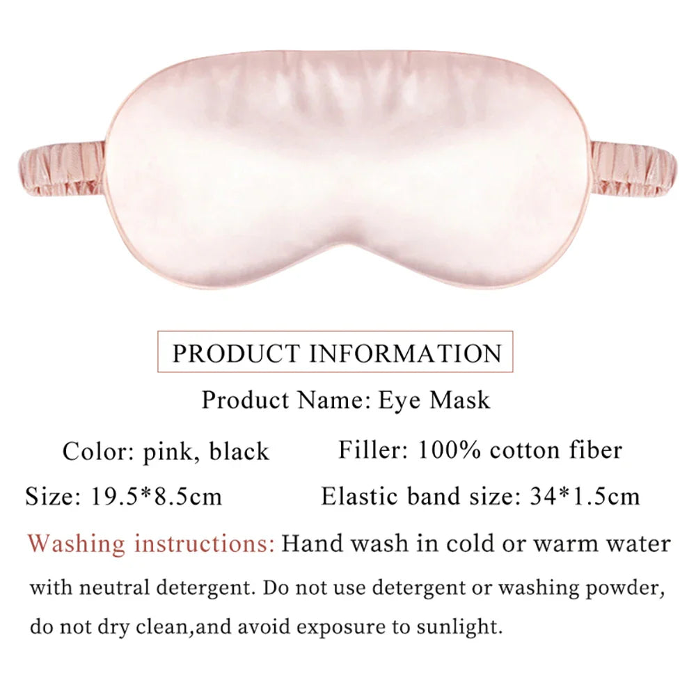 Silk Cotton Padded Eye Mask | Full Cover Light Block  Dream Tech Sleep