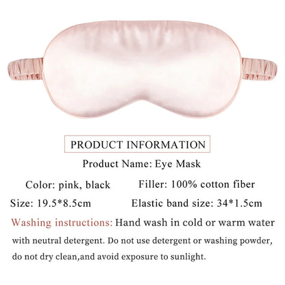 Silk Cotton Padded Eye Mask | Full Cover Light Block  Dream Tech Sleep