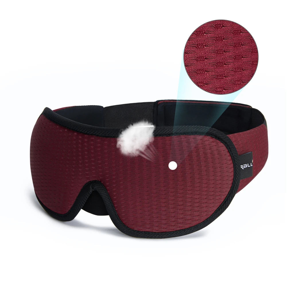 3D Sleeping Mask Block Out Light Soft Padded Sleep Mask For Eyes Slaapmasker Eye Shade Blindfold Sleeping Aid Face Mask Eyepatch  My Store