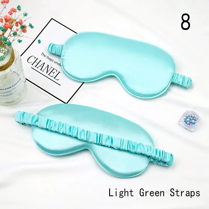 Imitated Silk Eye Mask | Breathable, Soft Comfort for Sleep & Travel  Dream Tech Sleep