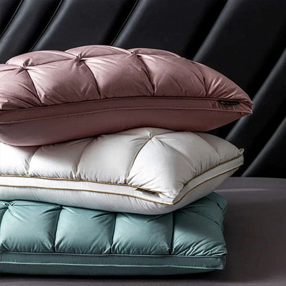 3D Bread ergonomic goose down pillow  Dream Tech Sleep